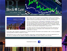 Tablet Screenshot of beckandlee.com